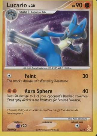 Lucario (3/11) [Diamond & Pearl: Trainer Kit - Lucario] Pokémon