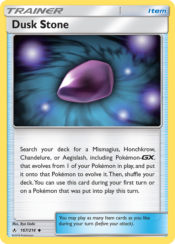 Dusk Stone (167/214) [Sun & Moon: Unbroken Bonds] Pokémon