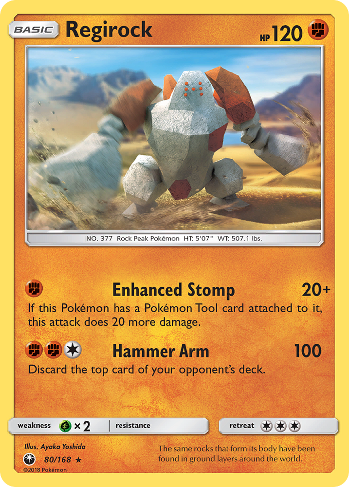 Regirock (80/168) [Sun & Moon: Celestial Storm] Pokémon