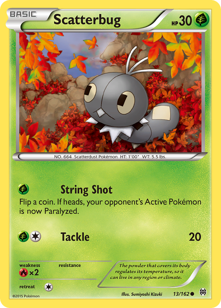 Scatterbug (13/162) [XY: BREAKthrough] Pokémon
