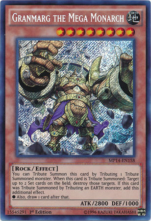 Granmarg the Mega Monarch [MP14-EN158] Secret Rare Yu-Gi-Oh!